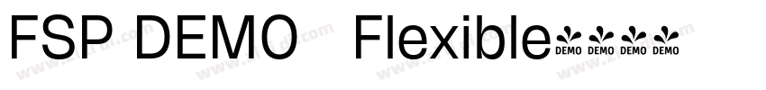 FSP DEMO   Flexible字体转换